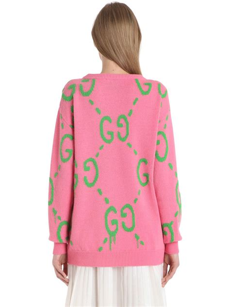 pink and yellow gucci sweater|Gucci Sweatshirts & Hoodies for Women .